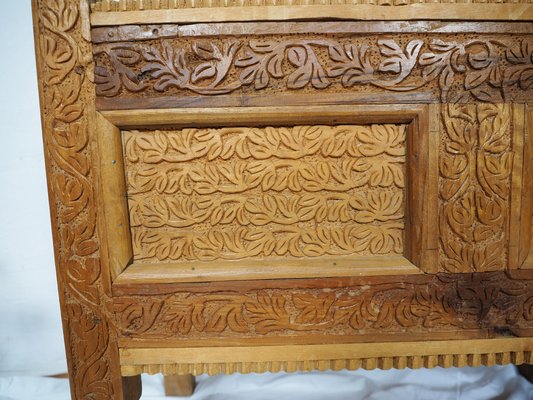 Vintage Afghan Chest in Wood, 1930s-UZN-1399168