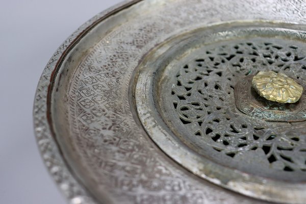 Vintage Afghan Engraved Pitcher and Basin Set in Copper, 1920s-UZN-1395094