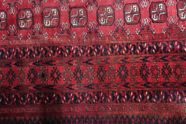 Vintage Afghan Ersari Runner Rug, 1960s-JZV-1725673