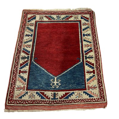 Vintage Afghan Hand-Knotted Kazak Rug-AIV-1128959