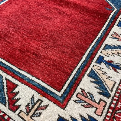 Vintage Afghan Hand-Knotted Kazak Rug-AIV-1128959