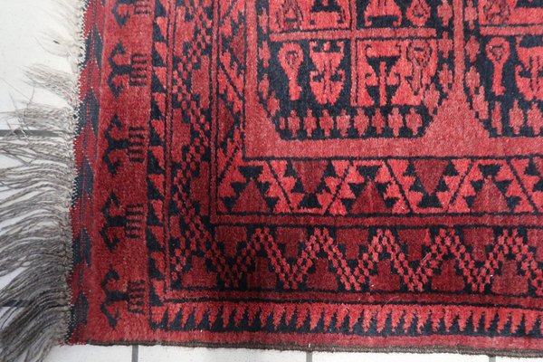 Vintage Afghan Handmade Ersari Rug, 1940s-JZV-1703301