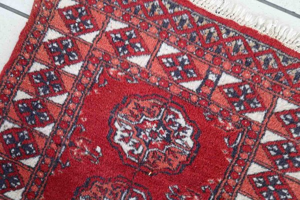 Vintage Afghan Handmade Ersari Rug, 1970s-JZV-1343697