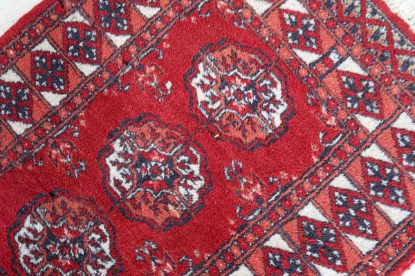 Vintage Afghan Handmade Ersari Rug, 1970s-JZV-1343697