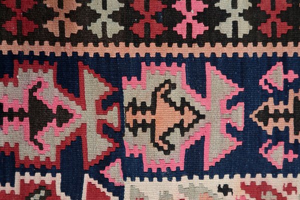 Vintage Afghan Handmade Herati Kilim Rug, 1960s-JZV-1746430