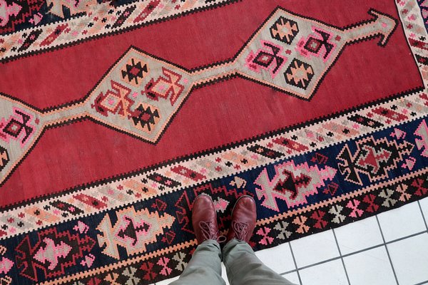 Vintage Afghan Handmade Herati Kilim Rug, 1960s-JZV-1746430