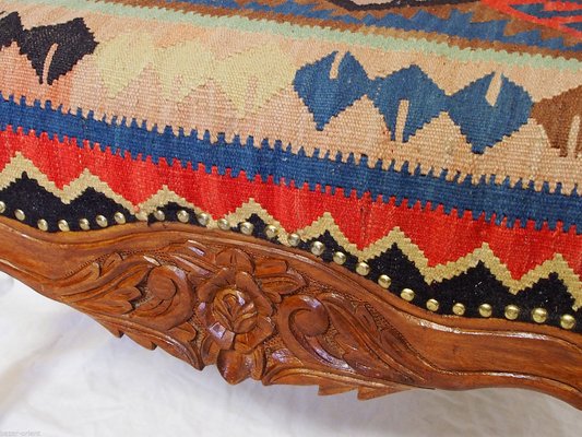 Vintage Afghan Kilim Bench, 1990s-UZN-1394075