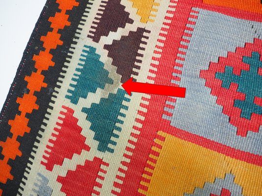 Vintage Afghan Nomadic Kilim Rug-UZN-1393496