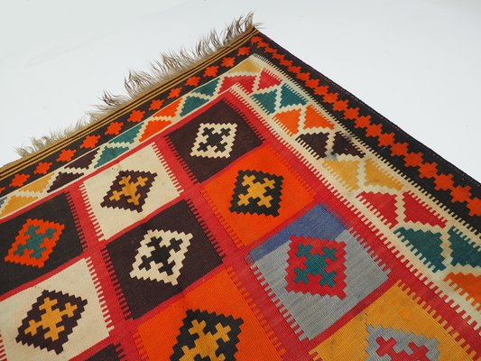 Vintage Afghan Nomadic Kilim Rug-UZN-1393496