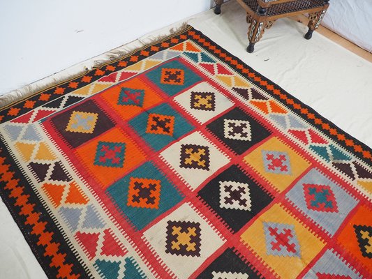 Vintage Afghan Nomadic Kilim Rug-UZN-1393496