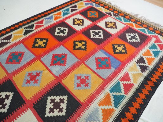 Vintage Afghan Nomadic Kilim Rug-UZN-1393496