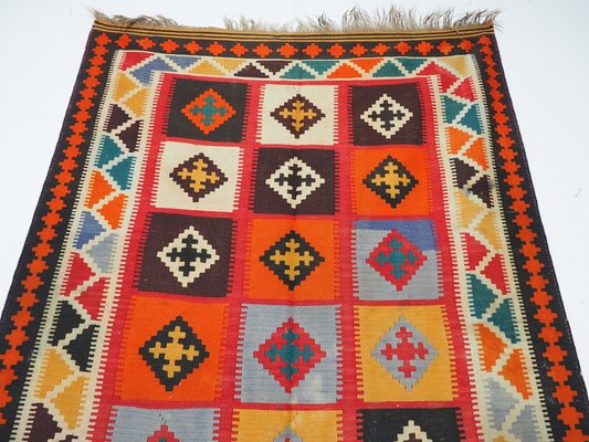 Vintage Afghan Nomadic Kilim Rug-UZN-1393496