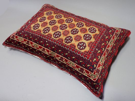 Vintage Afghan Turkmen Nomad Rug Seat Cushion, 1970s-UZN-1447878