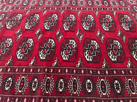 Vintage Afghan Turkmen Rug-YMM-1061731