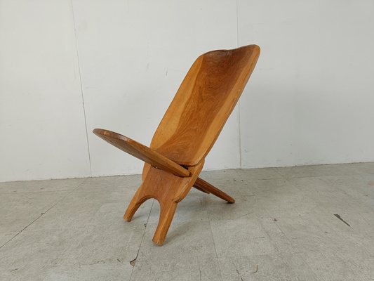 Vintage African Birthing Chair, 1960s-IRH-1765736