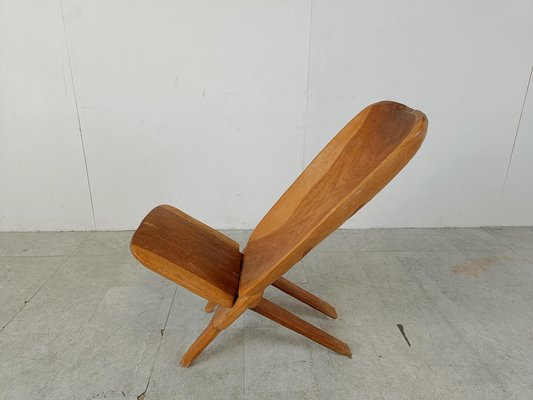 Vintage African Birthing Chair, 1960s-IRH-1765736