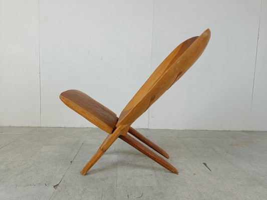 Vintage African Birthing Chair, 1960s-IRH-1765736