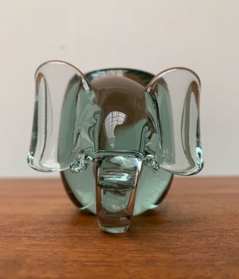 Vintage African Handmade Glass Animal Candle Holder from Ngwenya Glass, Set of 2-UAH-1111227