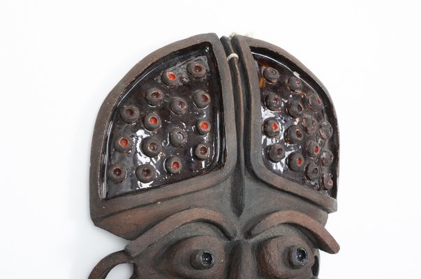 Vintage African Wall Mask, 1950s-US-1818404