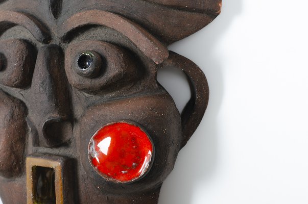 Vintage African Wall Mask, 1950s-US-1818404