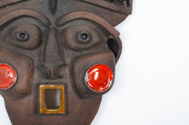 Vintage African Wall Mask, 1950s-US-1818404