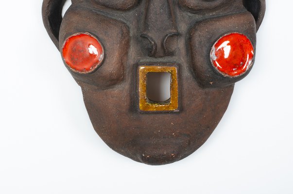 Vintage African Wall Mask, 1950s-US-1818404