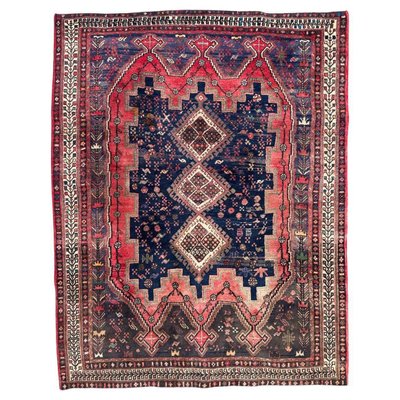 Vintage Afshar Rug, 1960s-YMM-1725965