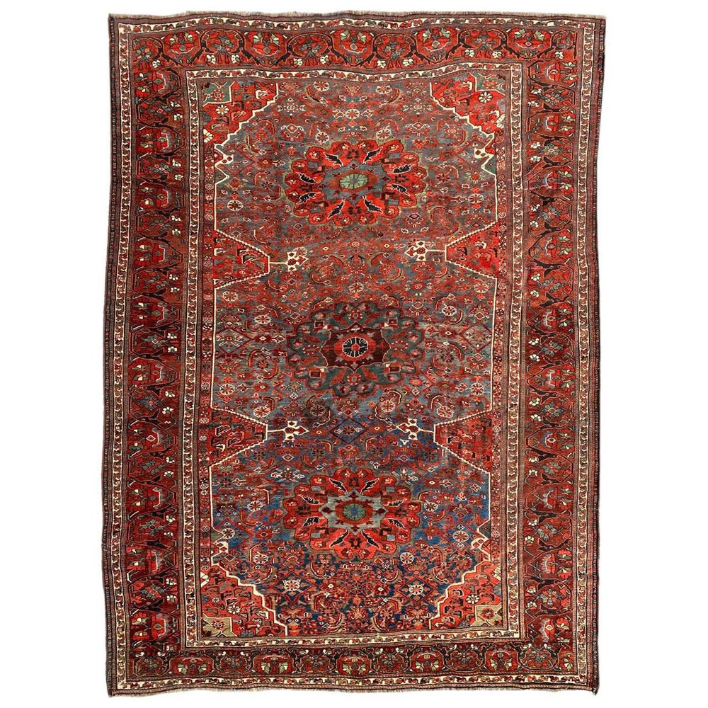 Vintage Afshar Rug, 1990s