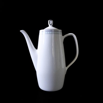 Vintage Akropolis Coffee Pot in White and Blue from Rörstrand-JKV-2027440