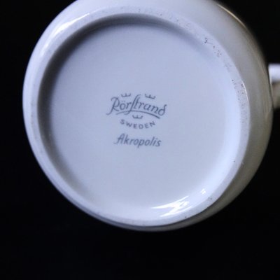 Vintage Akropolis Coffee Pot in White and Blue from Rörstrand-JKV-2027440