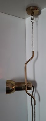 Vintage All-Adjustable Golden Ceiling Lamp, 1980s-HOI-625492