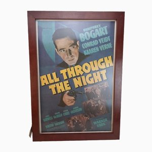 Vintage All Through the Night Humphrey Bogart Movie Framed Poster-TCS-1152812