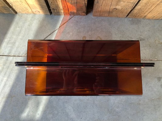 Vintage Amber Bottle Holder-QJM-730927