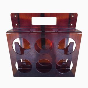 Vintage Amber Bottle Holder-QJM-730927