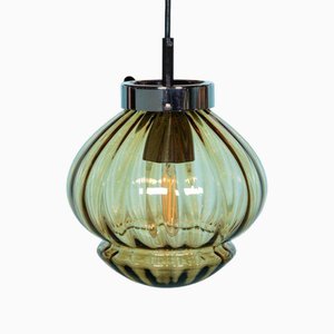 Vintage Amber Glass Hanging Lamp from Raak Amsterdam-HGA-2027527