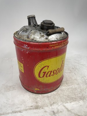 Vintage American Gasoline Petrol Can in Metal, 1940s-GKM-2028092