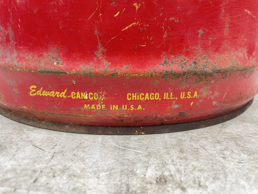 Vintage American Gasoline Petrol Can in Metal, 1940s-GKM-2028092