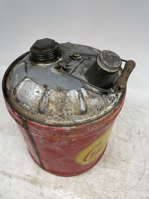 Vintage American Gasoline Petrol Can in Metal, 1940s-GKM-2028092