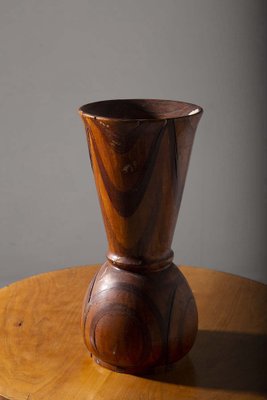 Vintage American Vase in Various Wood Essences, 1950s-RCE-1776837