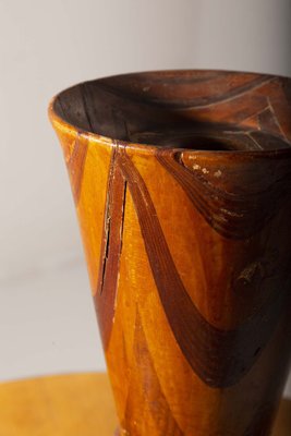 Vintage American Vase in Various Wood Essences, 1950s-RCE-1776837