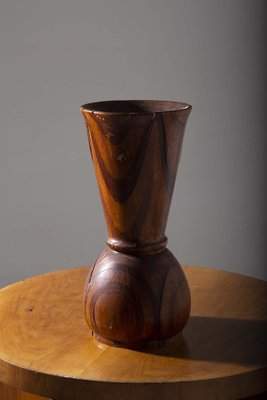 Vintage American Vase in Various Wood Essences, 1950s-RCE-1776837