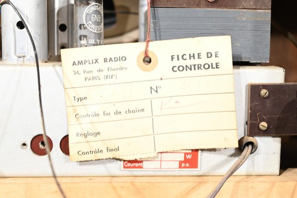 Vintage Amplix Radio, 1950-RVK-1806917