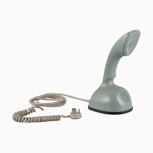 Vintage Analogue Telephone in Green Plastic, 1960s-AR-2034089