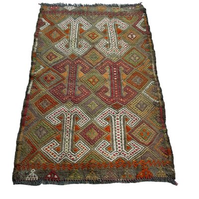 Vintage Anatolian Turkish Kilim Rug-AIV-1283776