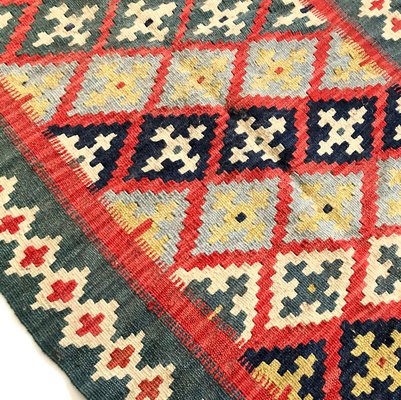 Vintage Anatolian Wool Flatwave Kilim Rug, 1960s-GIW-1732270