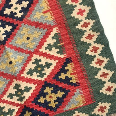 Vintage Anatolian Wool Flatwave Kilim Rug, 1960s-GIW-1732270