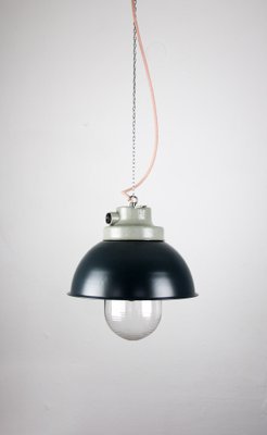 Vintage Anthracite Industrial Pendant Lamp from TEP-HGJ-739232