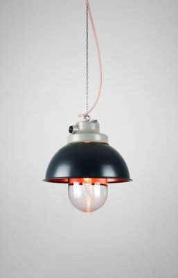 Vintage Anthracite Industrial Pendant Lamp from TEP-HGJ-739232