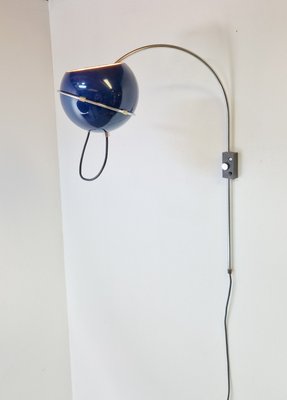 Vintage Arc Sphere Wall Lamp in Chrome from Gepo Design, 1970s-AXJ-2038023