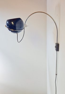 Vintage Arc Sphere Wall Lamp in Chrome from Gepo Design, 1970s-AXJ-2038023